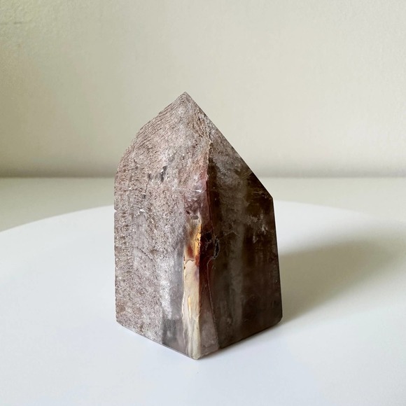 Fire Amphibole Quartz Point Angel Phantom Tower Crystal Natural High Quality - Picture 3 of 6
